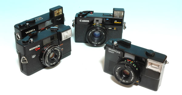 Konica, Yashica, Canon, Mamiya